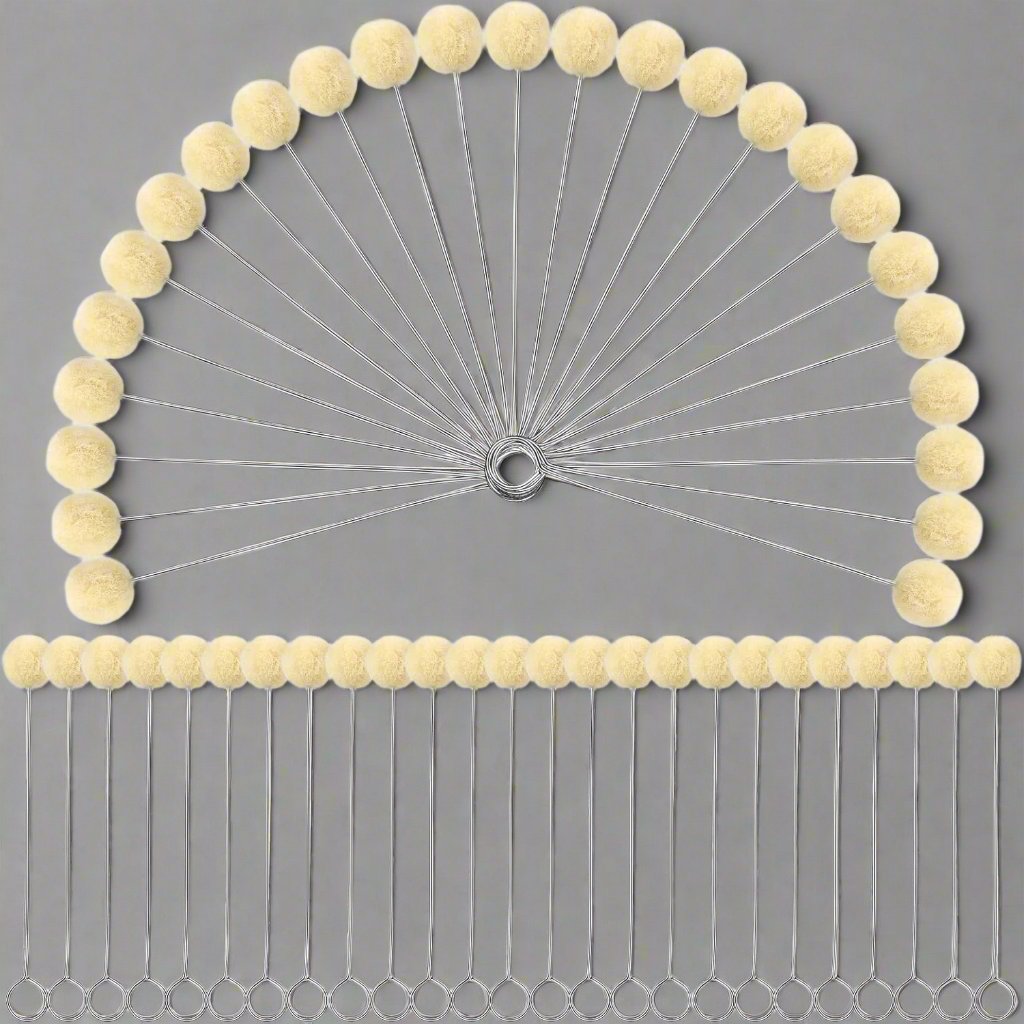 Handle Wool Daubers for Leather Dyes for DIY Crafts Projects